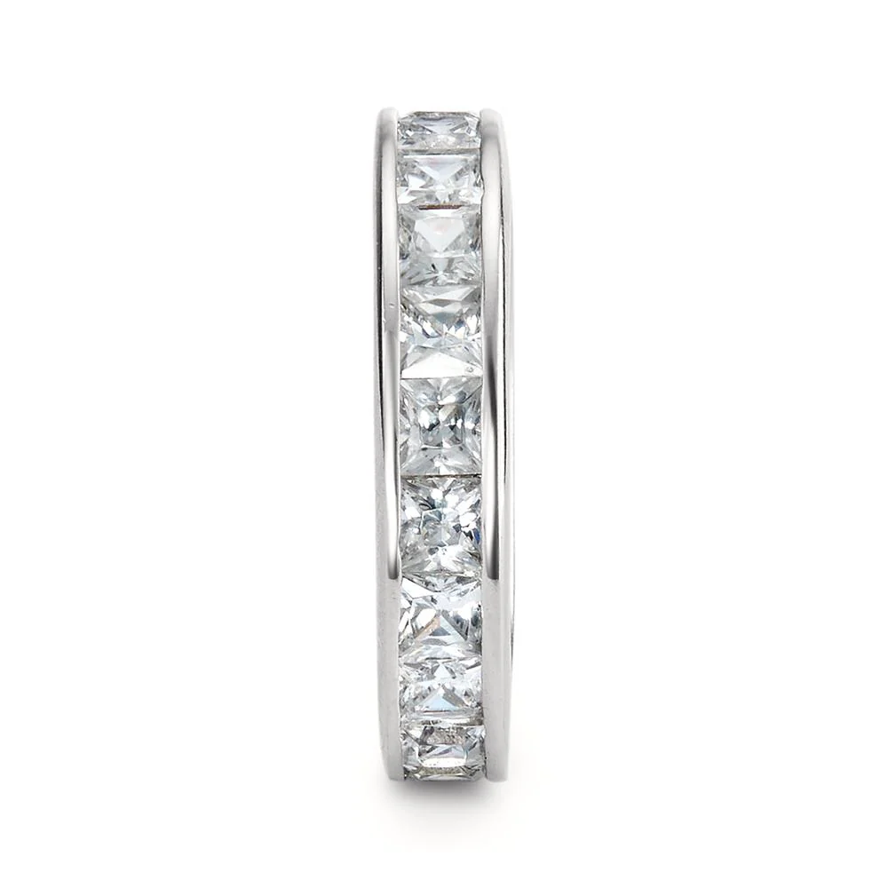 Anelli di memoria Argento Zirconia rodiato - Image 2