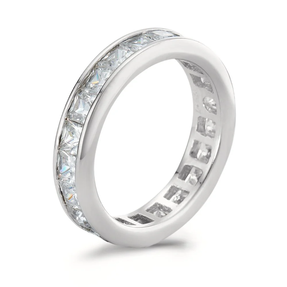 Anelli di memoria Argento Zirconia rodiato - Image 3