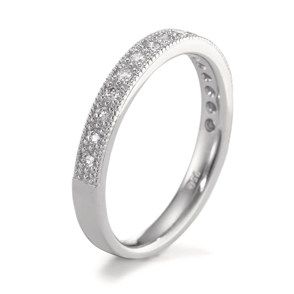 Anelli di memoria Oro bianco 750/18 carati Diamante 0.20 ct, 16 pietra, [Brillant], w-si - Image 3