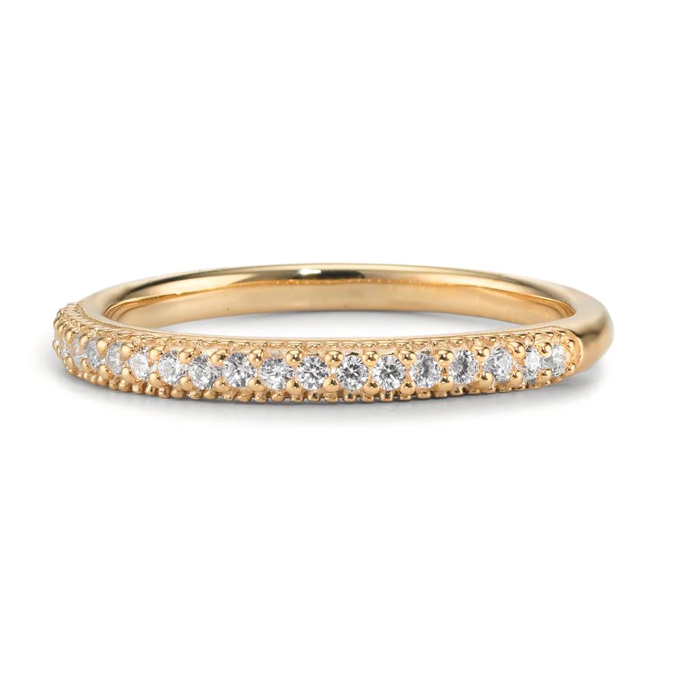 Anelli di memoria Oro giallo 375/9K Zirconia - Image 2