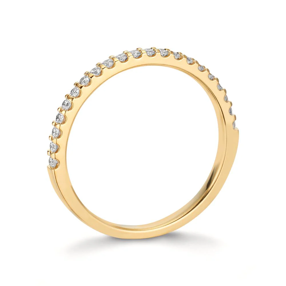 Anelli di memoria Oro giallo 750/18 carati Diamante 0.25 ct, w-si - Image 2