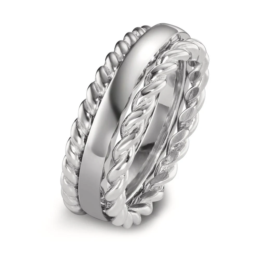 Anelli impilabili Argento rodiato - Image 11