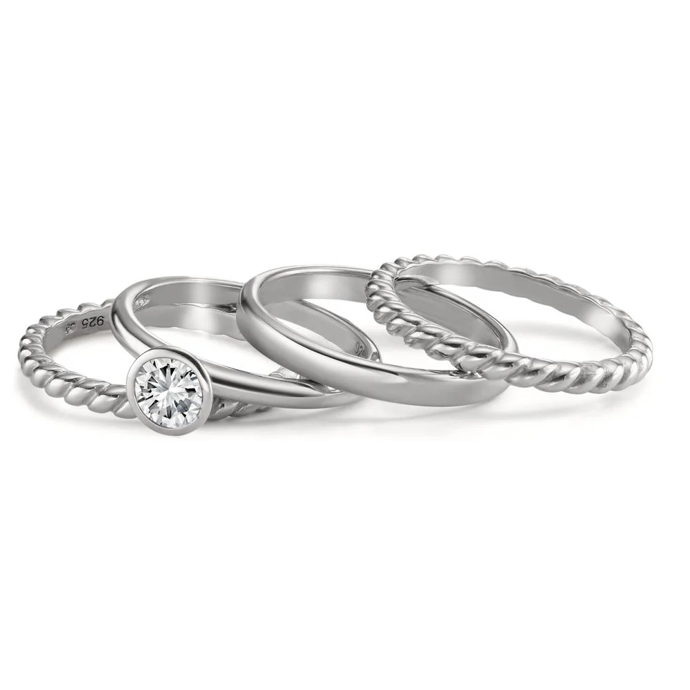 Anelli impilabili Argento rodiato - Image 12