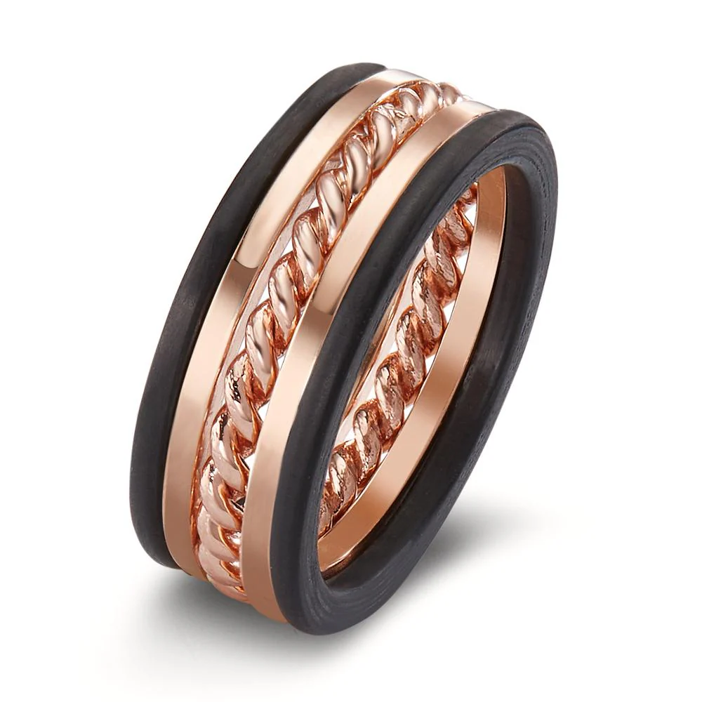 Anelli impilabili Oro rosso 750/18 carati - Image 5