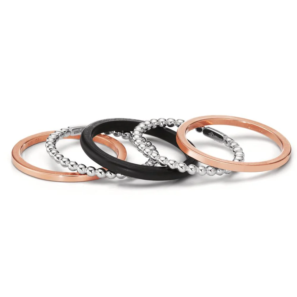 Anelli impilabili Oro rosso 750/18 carati - Image 2