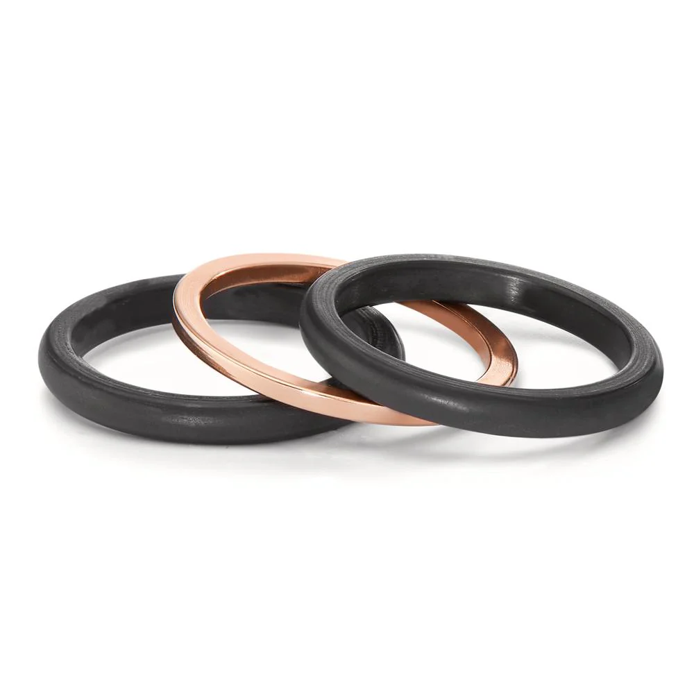 Anelli impilabili Oro rosso 750/18 carati - Image 6
