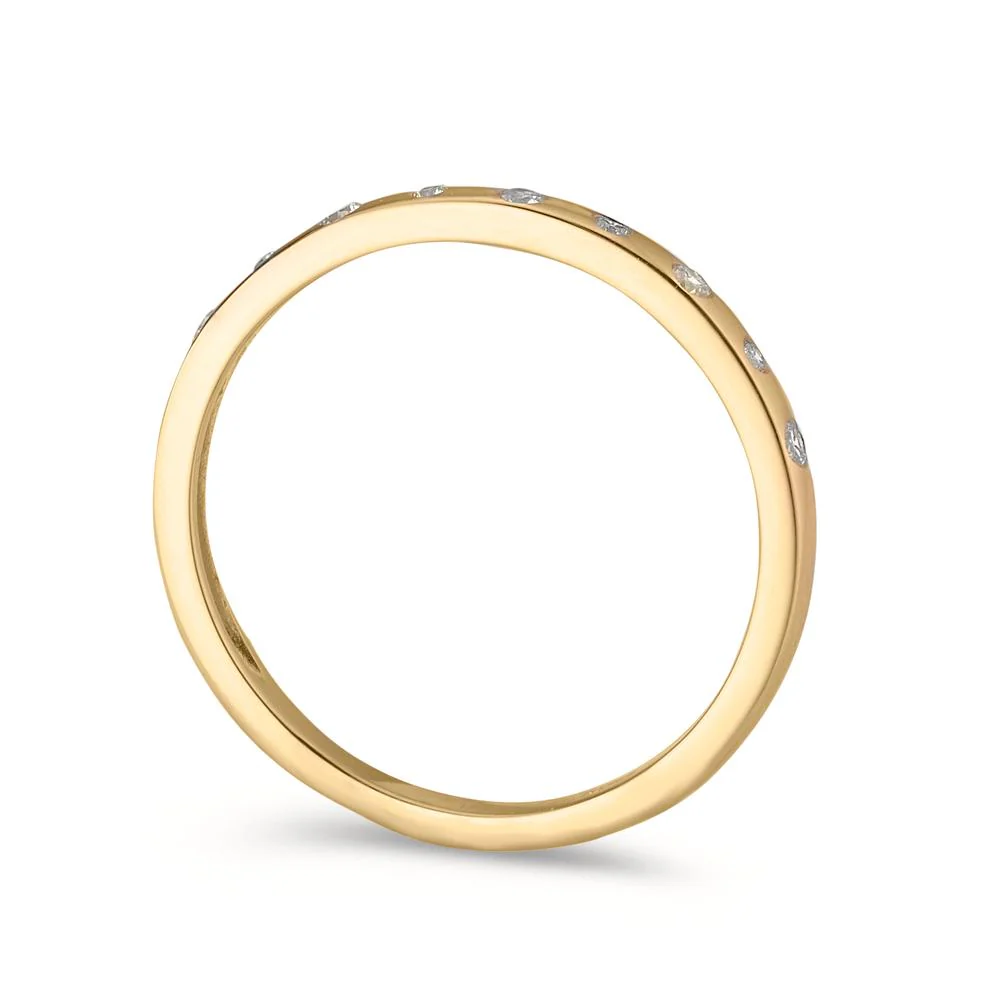 Anelli impilabili Oro giallo 375/9K Zirconia 9 pietra - Image 2