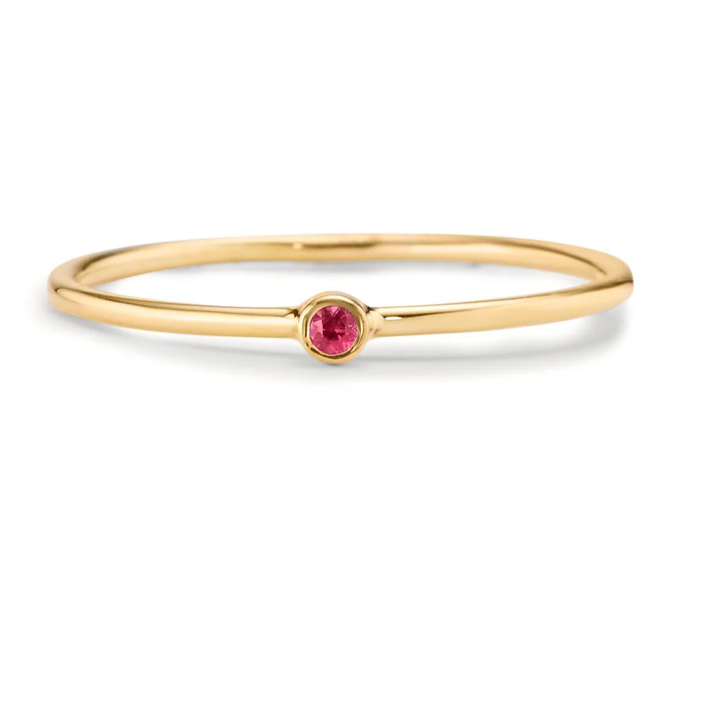 Anelli impilabili Oro giallo 585/14 kt Rubino 0.014 ct - Image 3