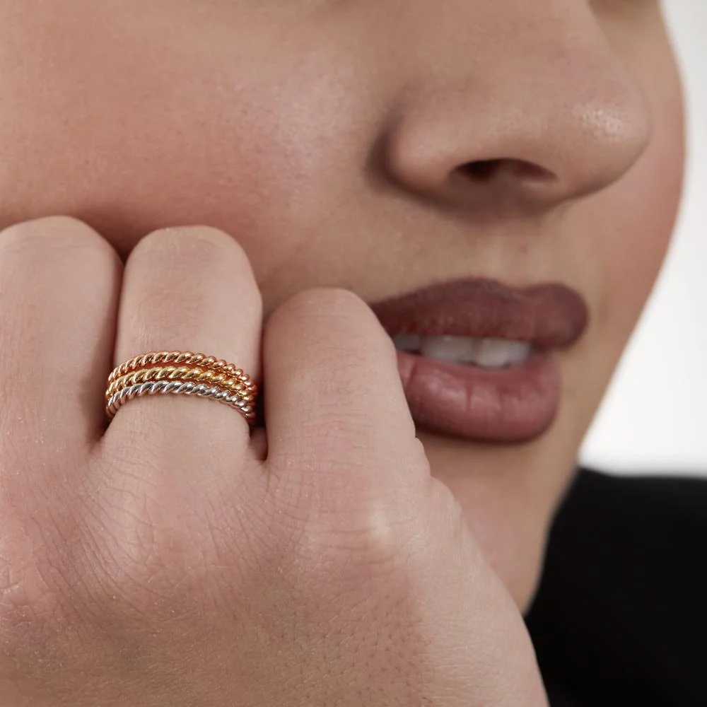 Anelli impilabili Oro bianco 750/18 carati - Image 5