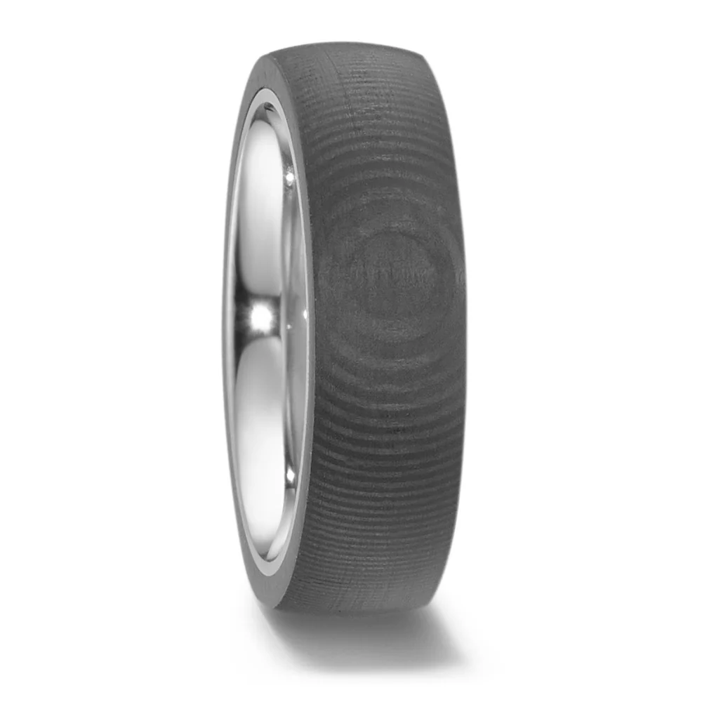 Anello Acciaio inossidabile, Carbonio