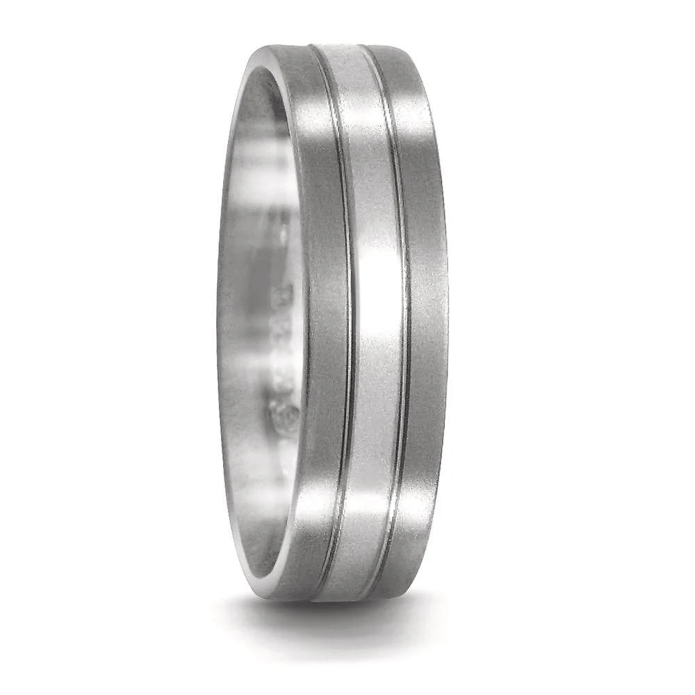 Anello Acciaio inossidabile, Platino 950