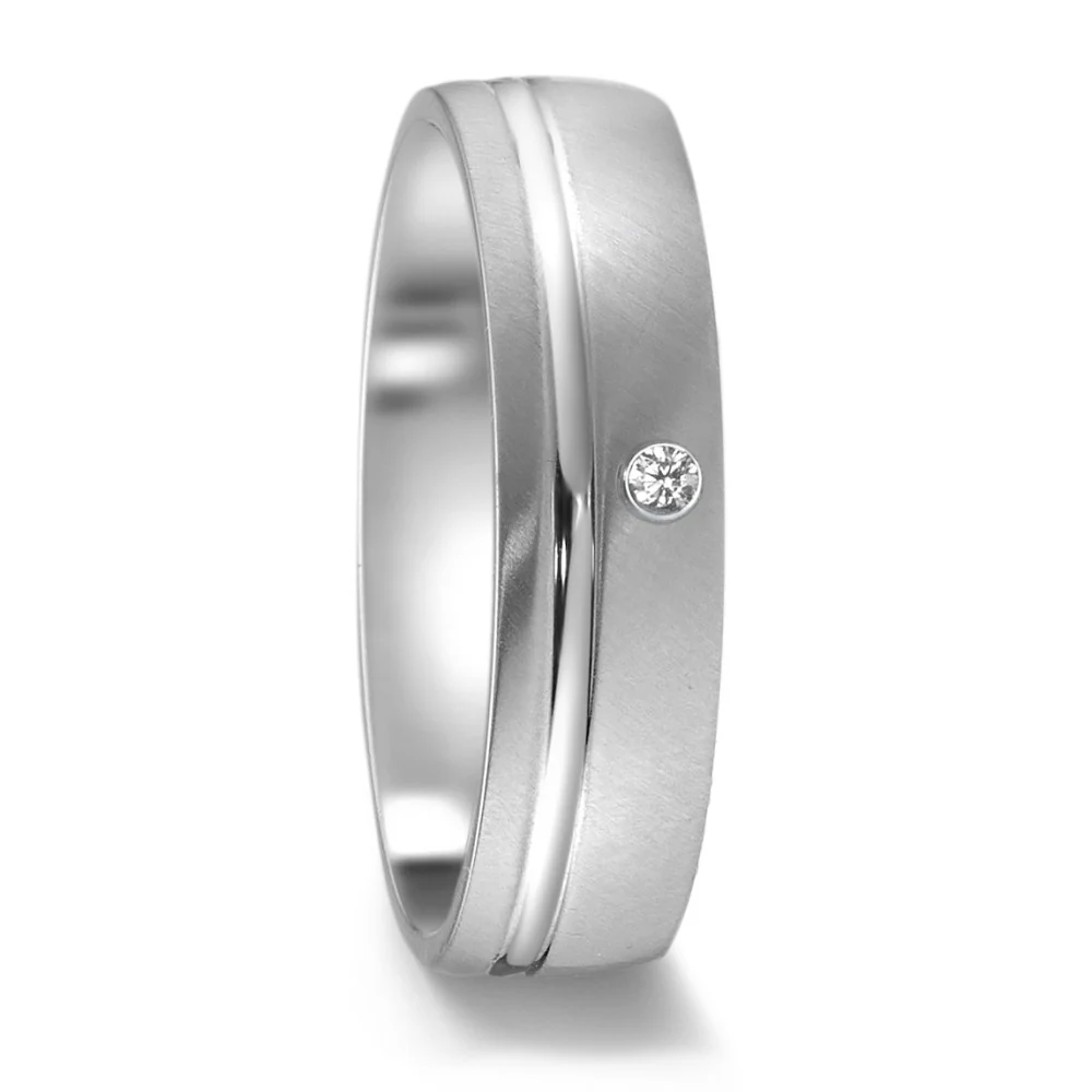 Anello Acciaio inossidabile Zirconia