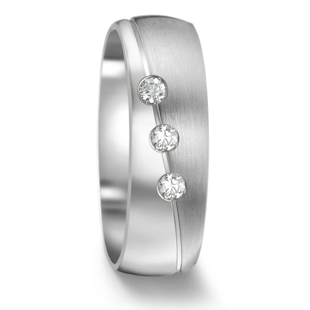 Anello Acciaio inossidabile Zirconia