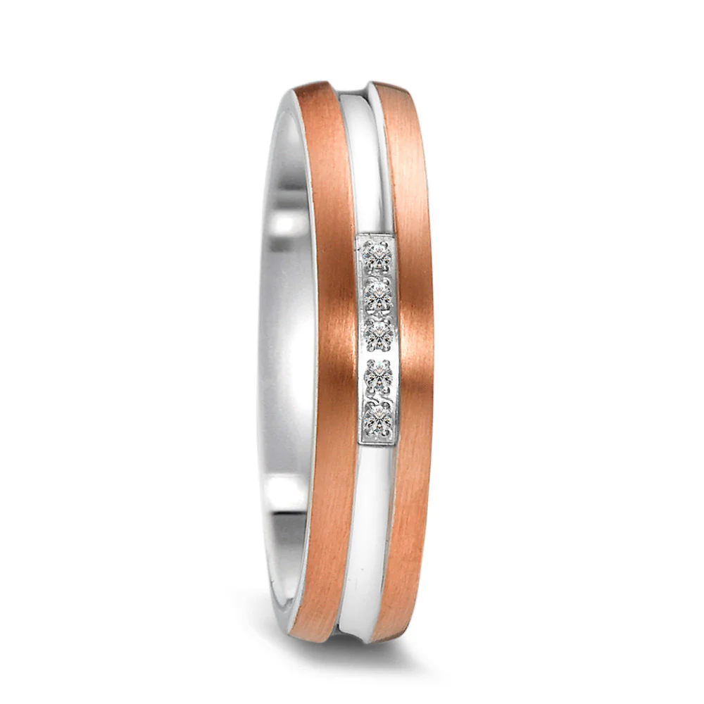 Anello Acciaio inossidabile Zirconia rivestimento IP