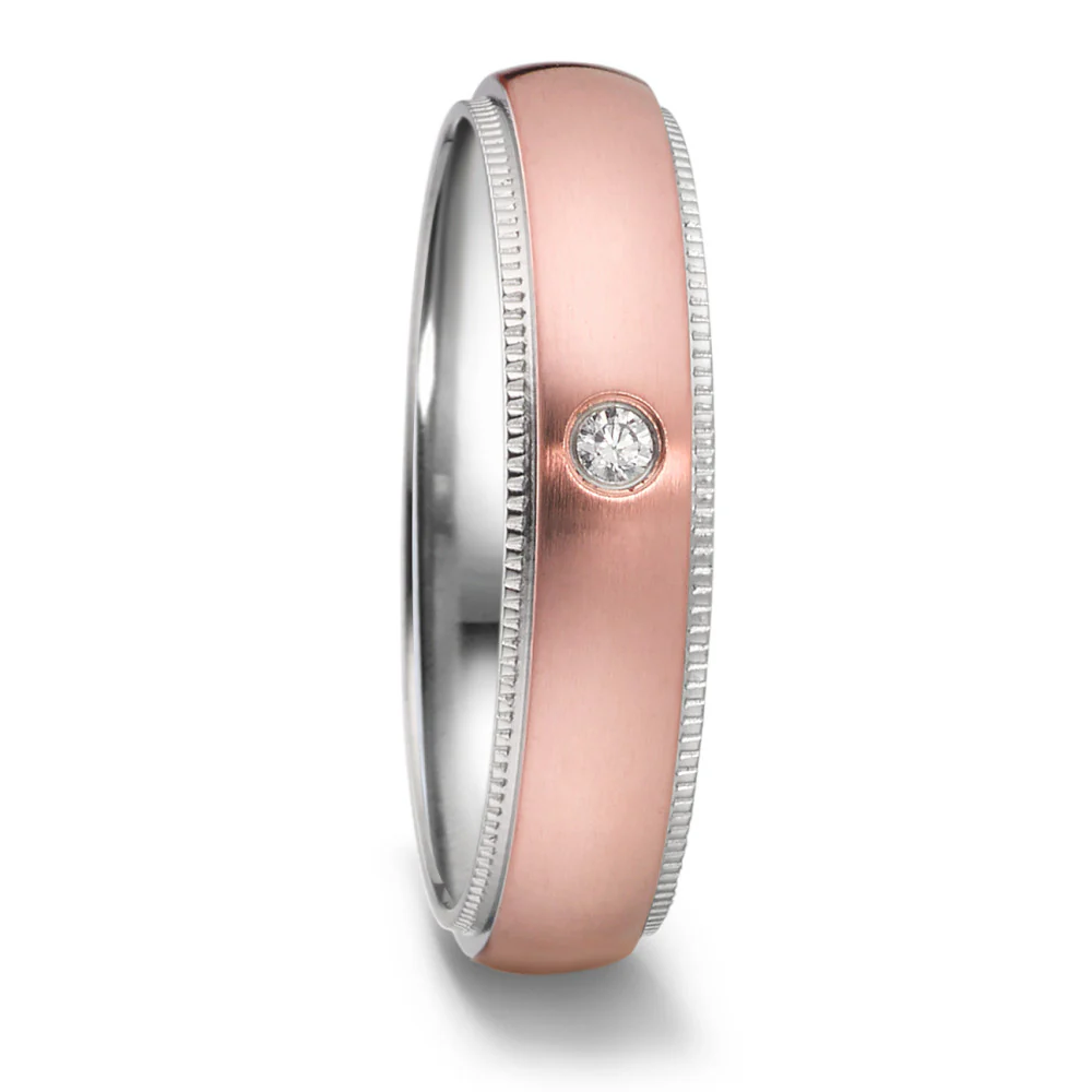 Anello Acciaio inossidabile Zirconia rivestimento IP