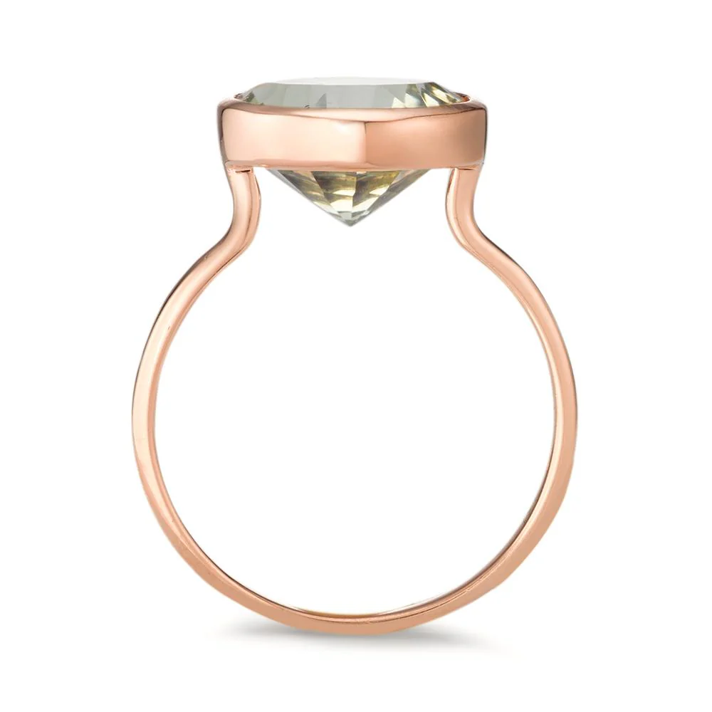 Anello Argento Ametista verde rosa dorato Ø11.5 mm - Image 2