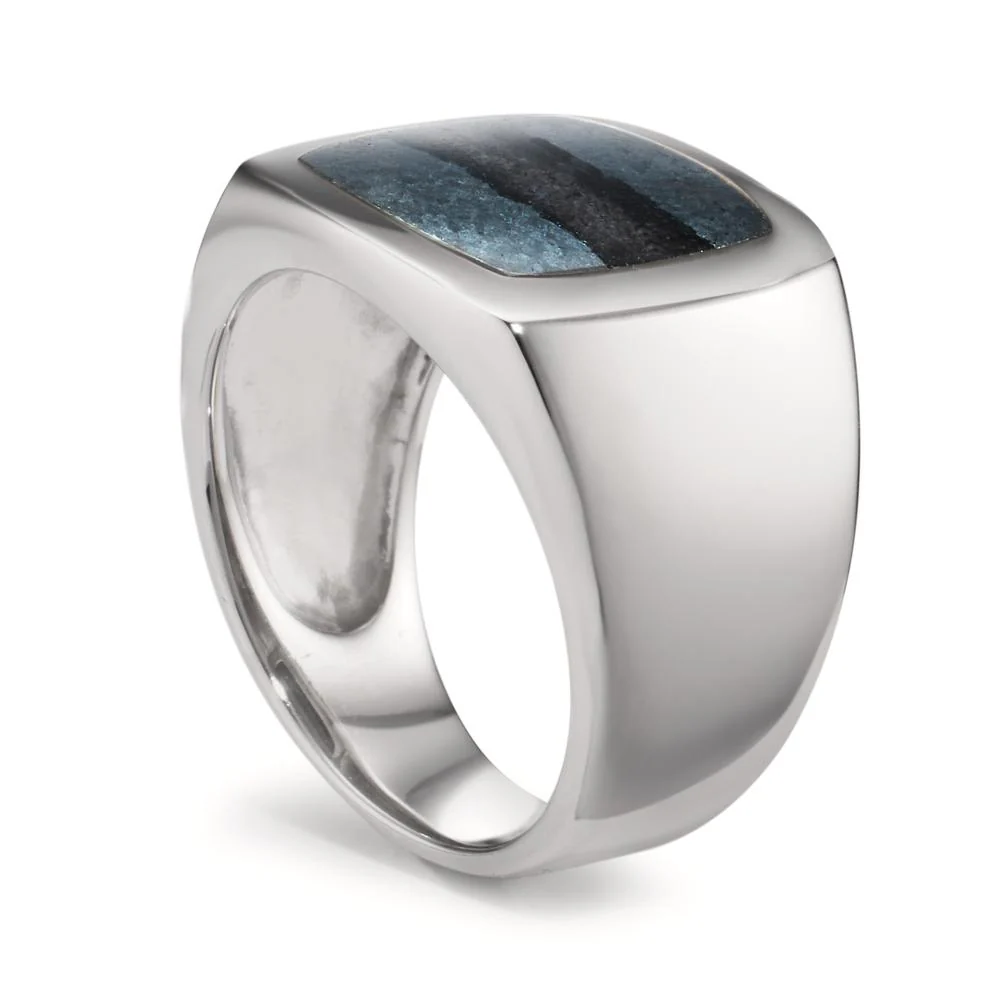 Anello Argento Ematite rodiato - Image 3