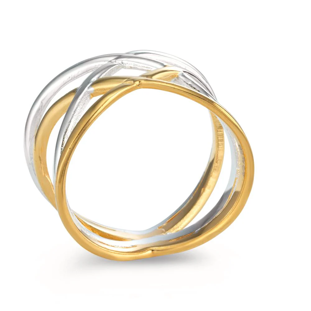 Anello Argento giallo bicolore - Image 3