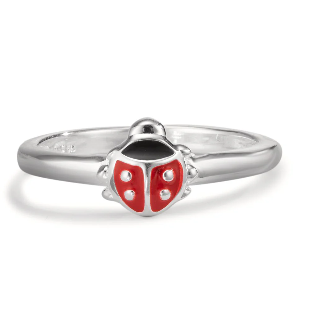 Anello Argento laccato Coccinella - Image 2