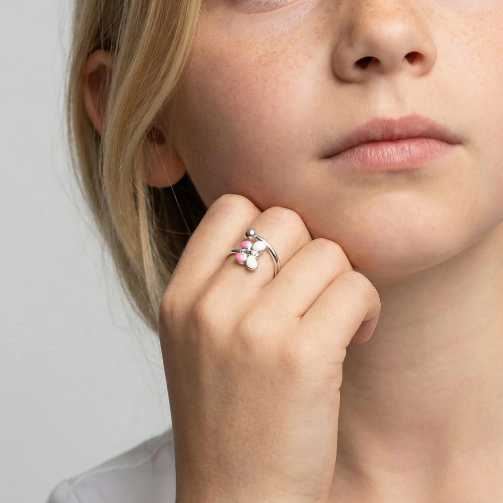 Anello Argento rodiato Farfalla - Image 3