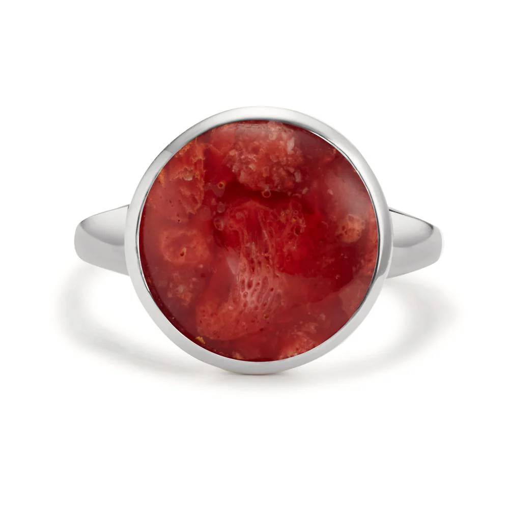 Anello Argento [synth. Stein] rodiato - Image 2