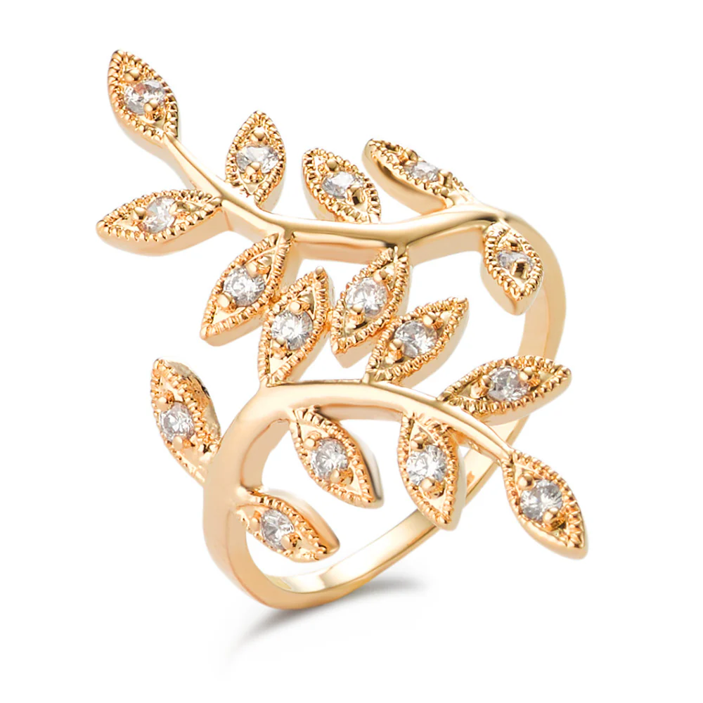 Anello Bronzo Zirconia 16 pietra