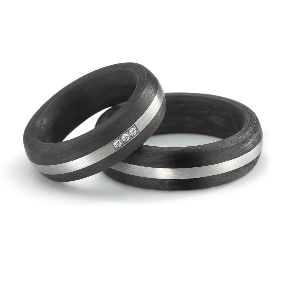 Anello del partner 500 Palladio, Carbonio - Image 3