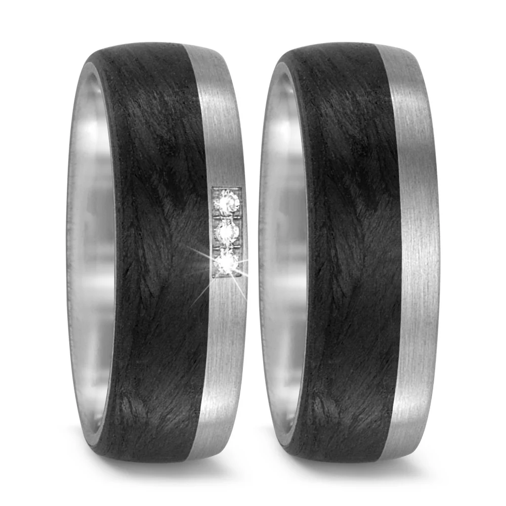 Anello del partner 950 Palladio, Carbonio - Image 2
