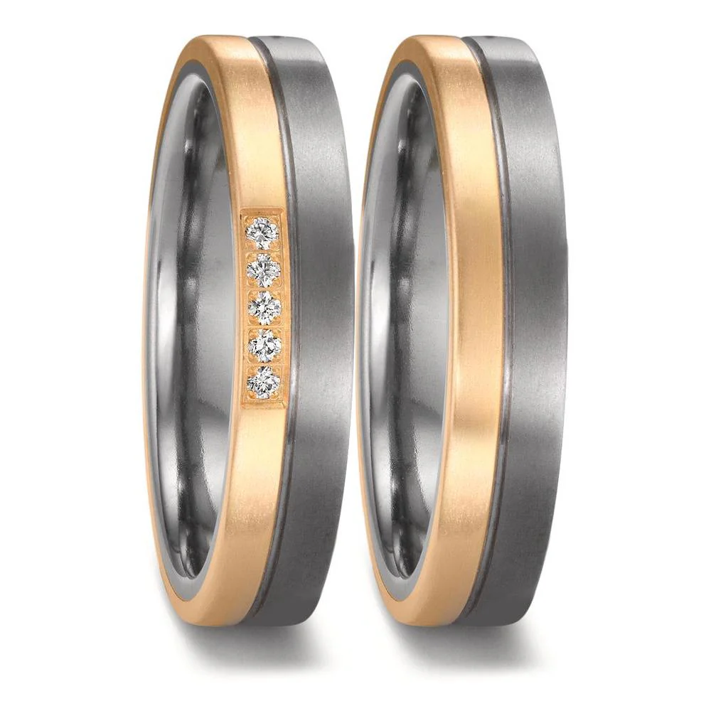 Anello del partner 999 Tantalio, Oro giallo 750/18 carati - Image 3