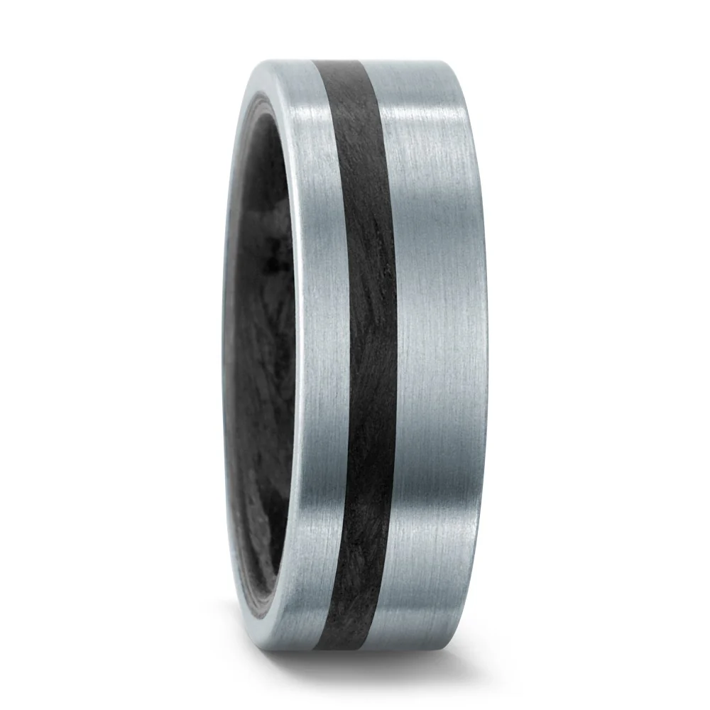 Anello del partner Acciaio inossidabile, Carbonio