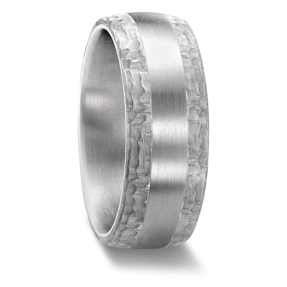 Anello del partner Acciaio inossidabile, Carbonio