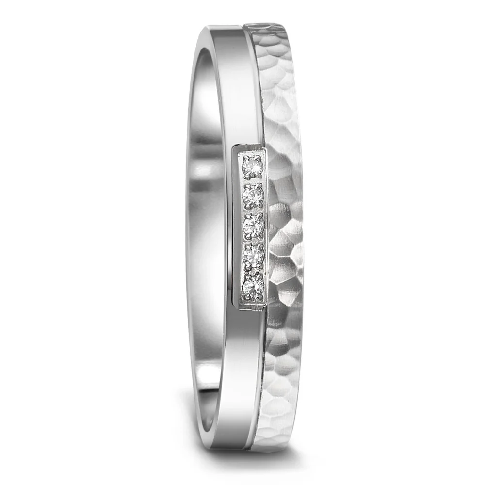 Anello del partner Acciaio inossidabile Zirconia