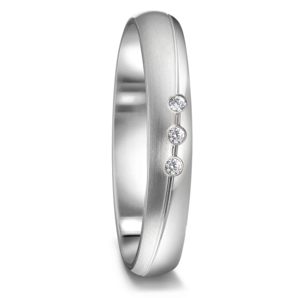 Anello del partner Acciaio inossidabile Zirconia