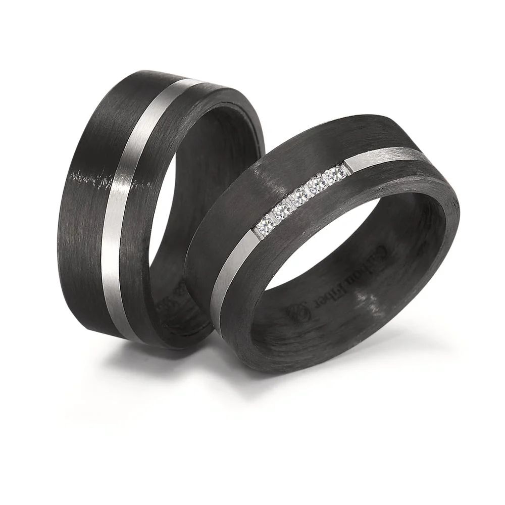 Anello del partner Carbonio, Acciaio inossidabile - Image 4
