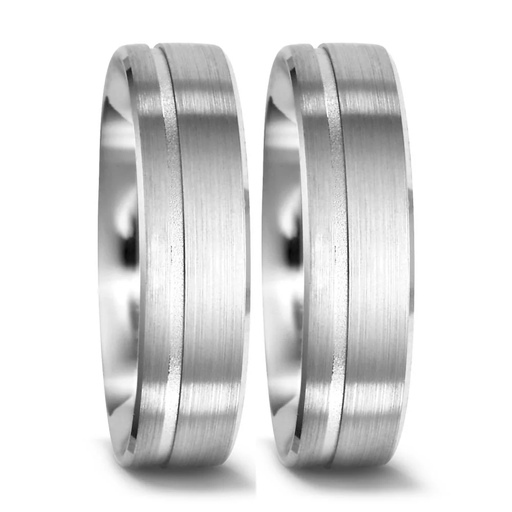 Anello del partner Oro bianco 750/18 carati - Image 3