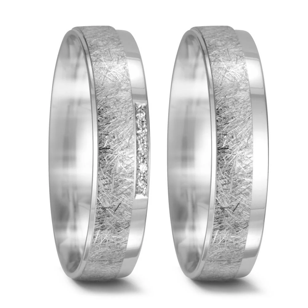 Anello del partner Oro bianco 750/18 carati - Image 2