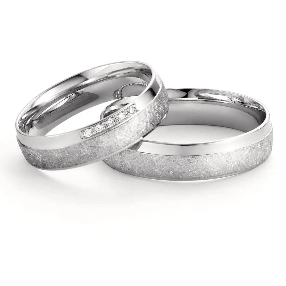 Anello del partner Oro bianco 750/18 carati - Image 3