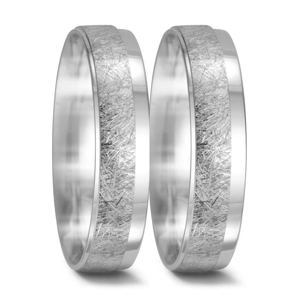 Anello del partner Oro bianco 750/18 carati - Image 4