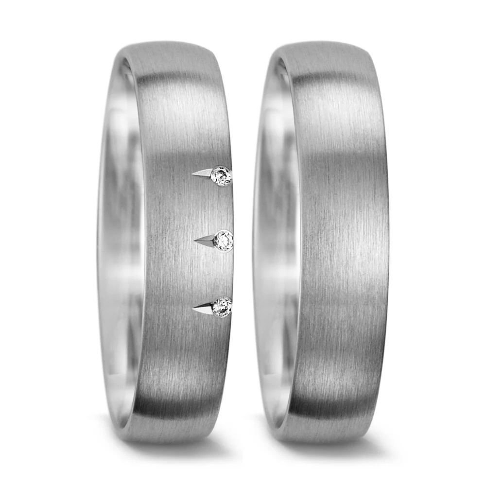 Anello del partner Oro bianco 750/18 carati - Image 2