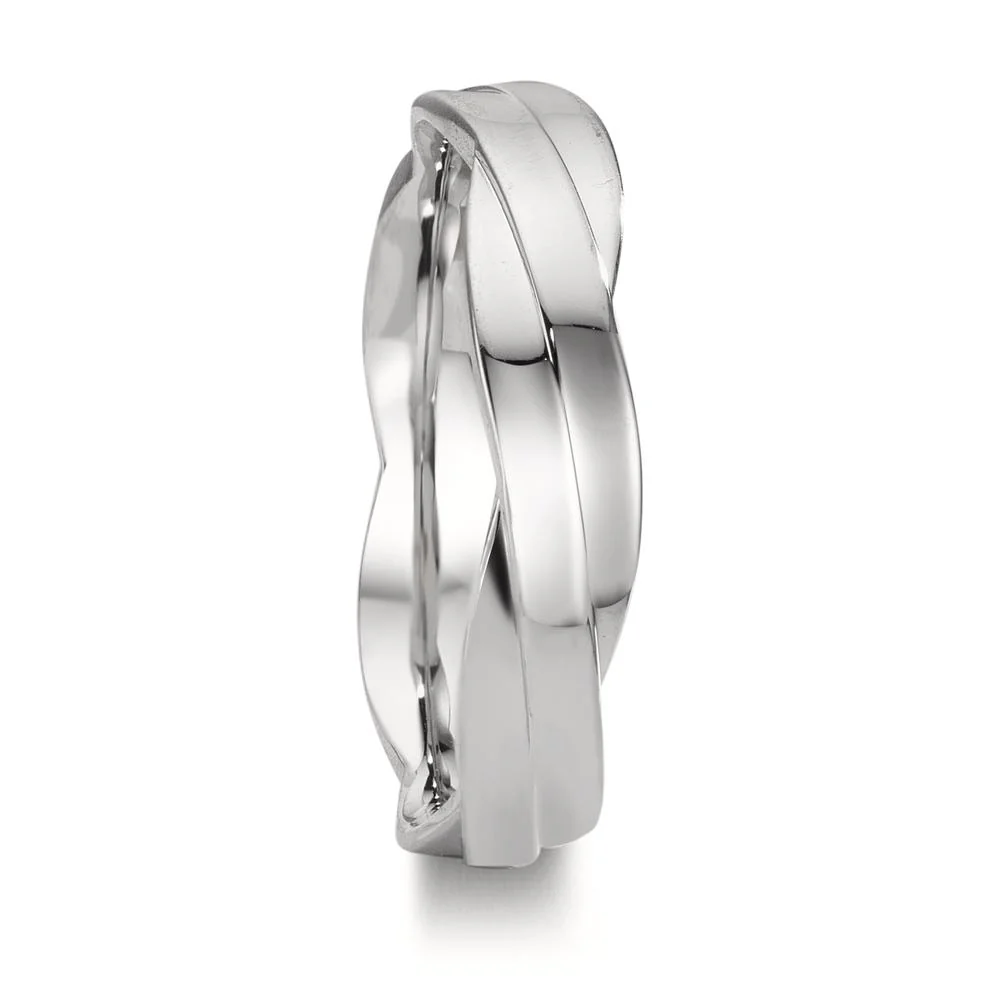 Anello del partner Oro bianco 750/18 carati
