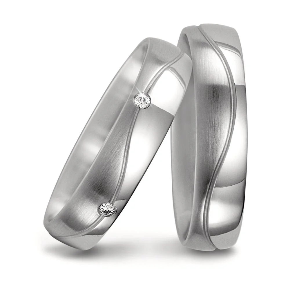 Anello del partner Oro bianco 750/18 carati - Image 3