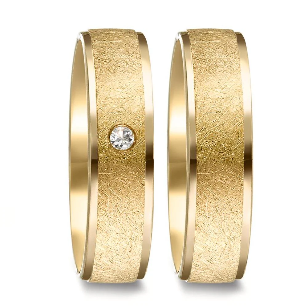 Anello del partner Oro giallo 375/9K - Image 2