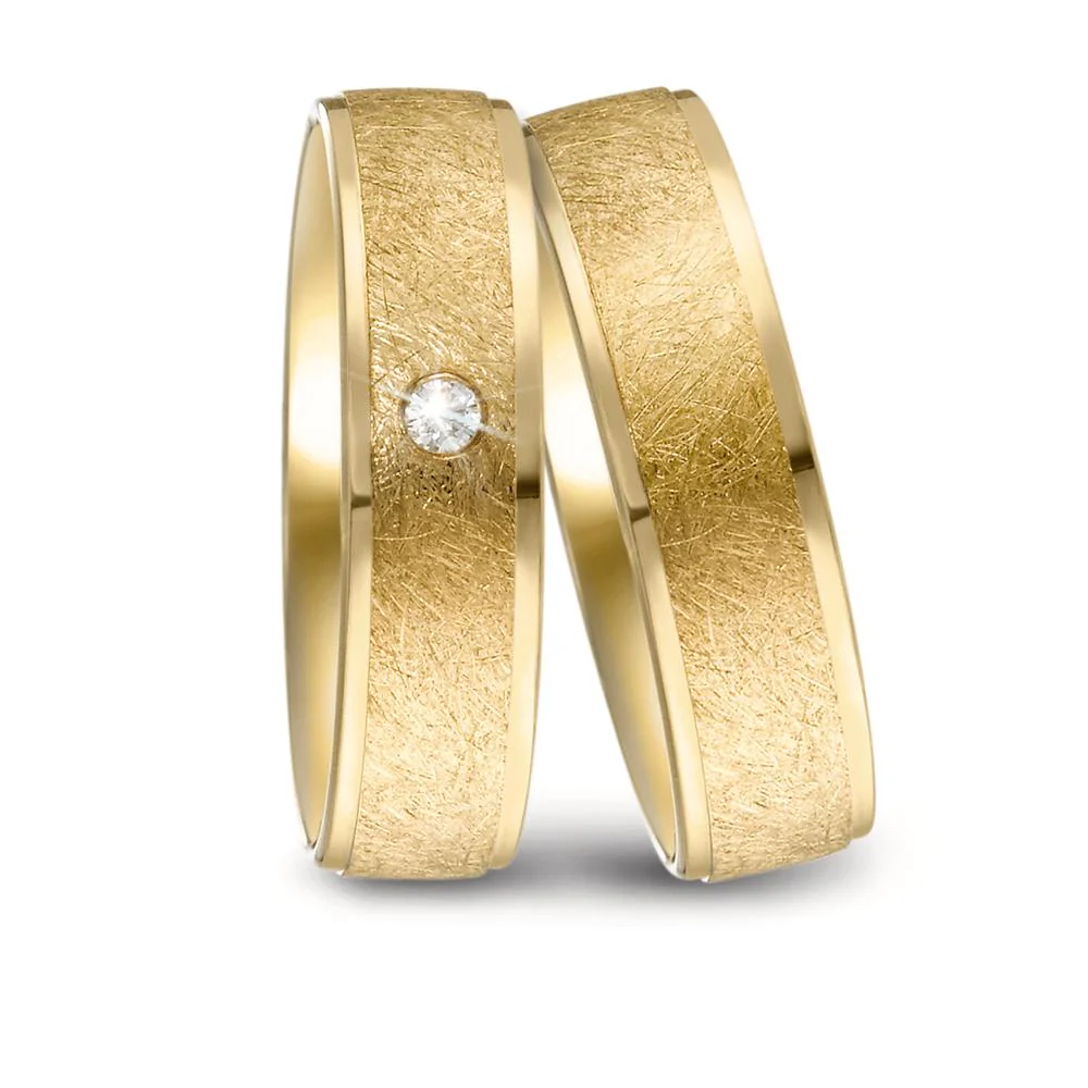 Anello del partner Oro giallo 375/9K - Image 3