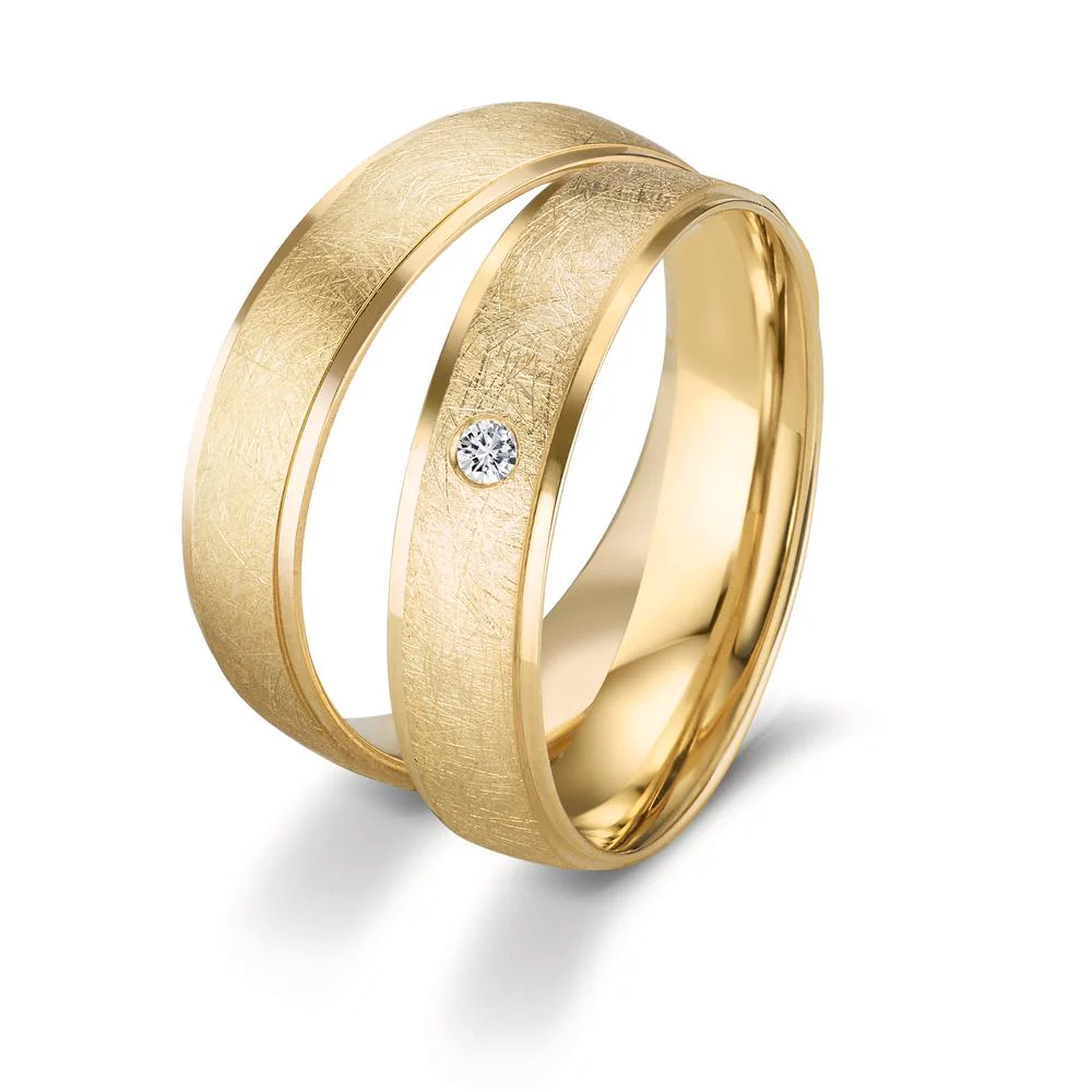 Anello del partner Oro giallo 375/9K - Image 5