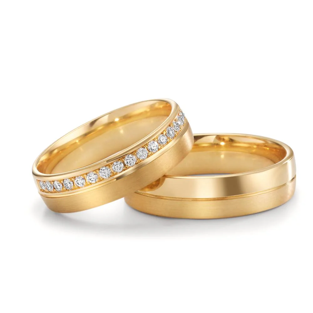 Anello del partner Oro giallo 750/18 carati - Image 4