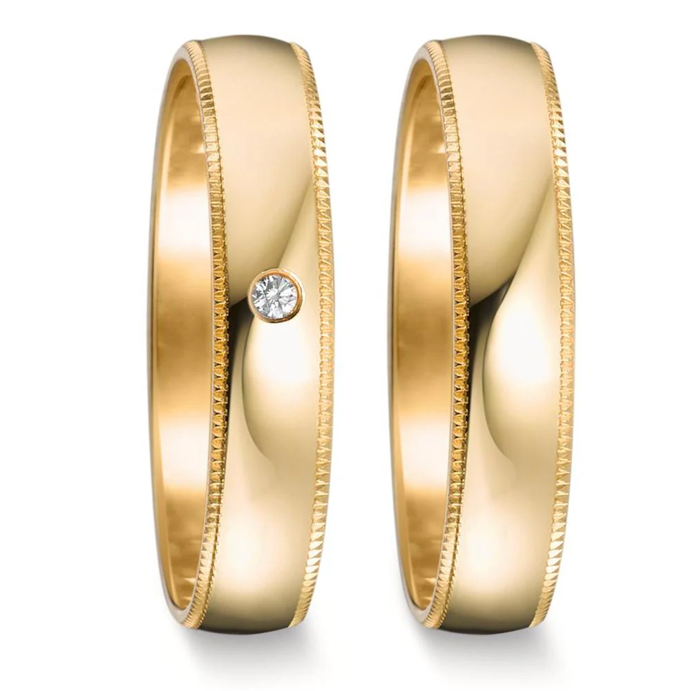 Anello del partner Oro giallo 750/18 carati - Image 2