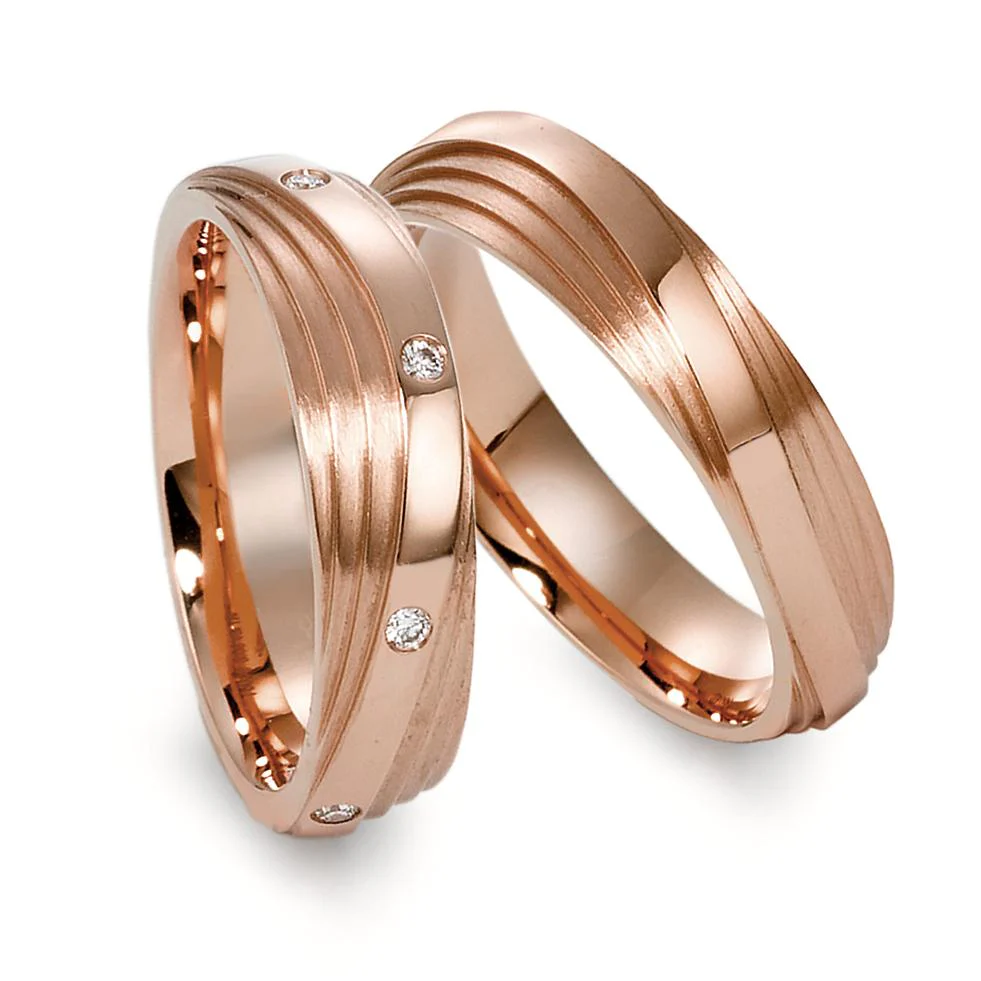 Anello del partner Oro rosa 750/18 carati - Image 3