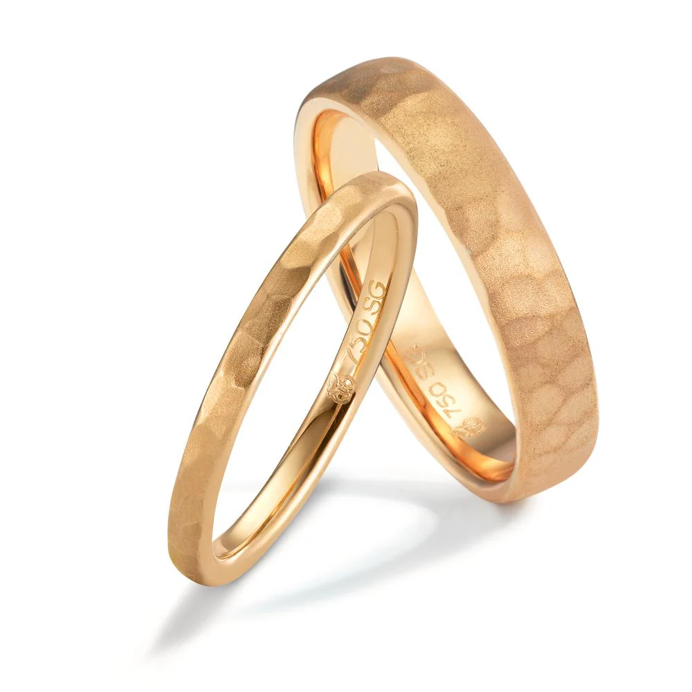 Anello del partner Oro rosa 750/18 carati - Image 2