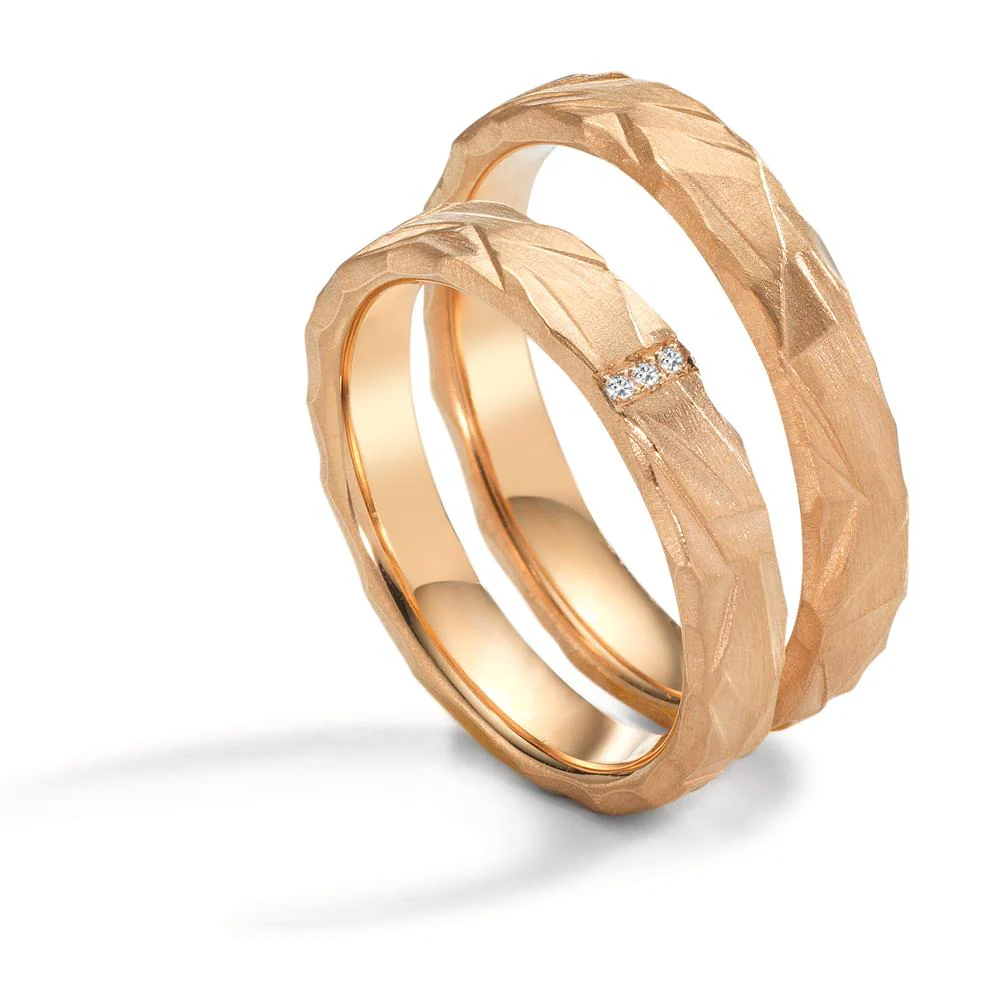Anello del partner Oro rosa 750/18 carati - Image 3