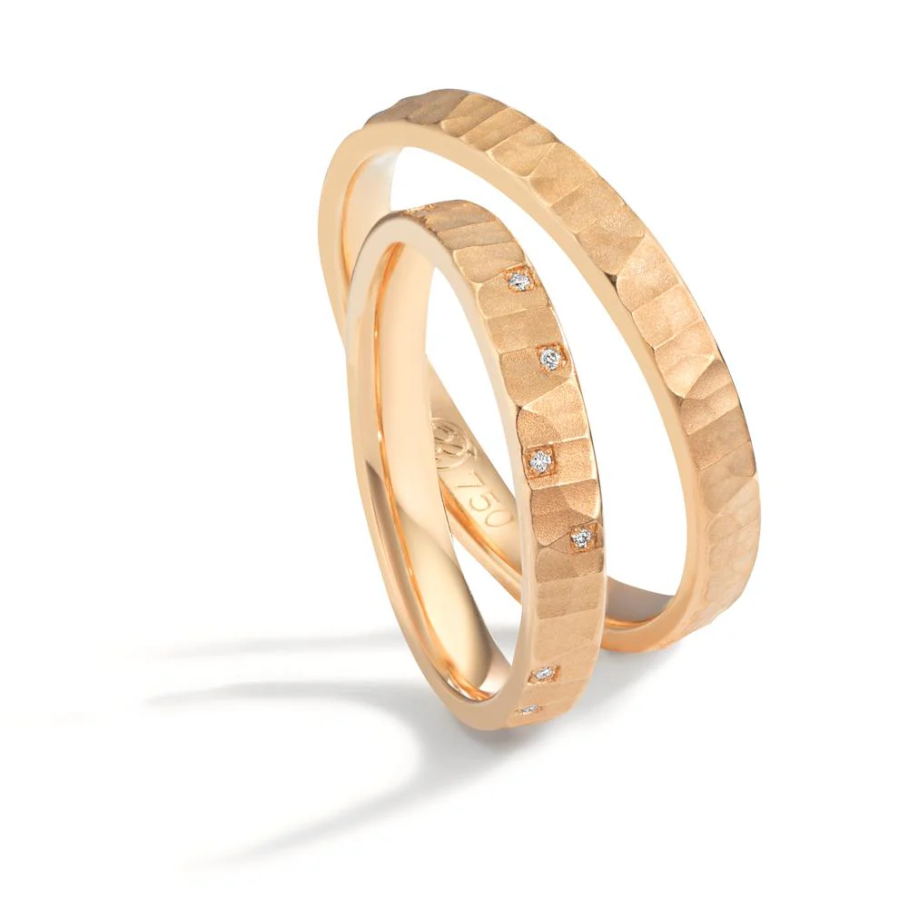 Anello del partner Oro rosa 750/18 carati - Image 3